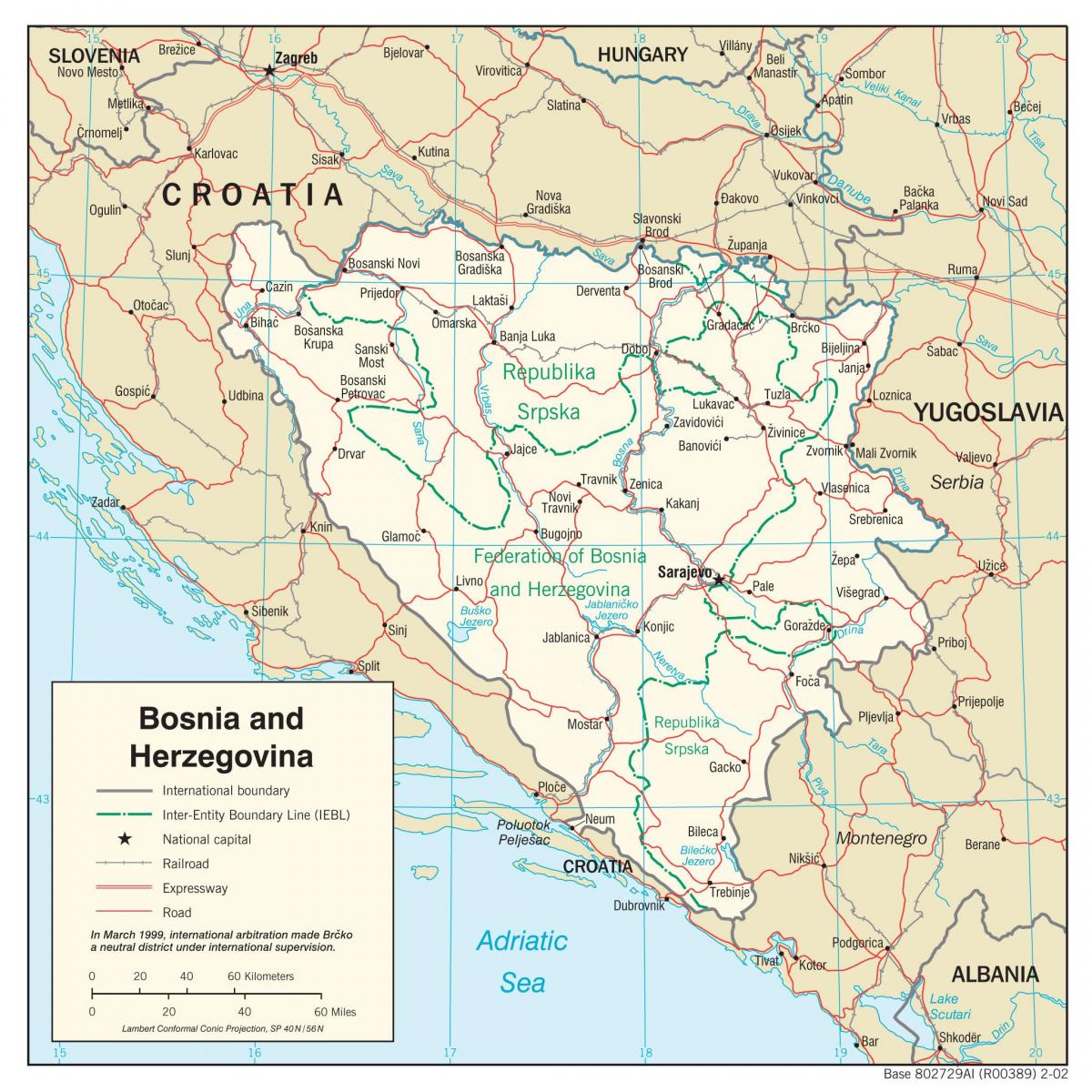 Bosni-Èzegovini kat jeyografik
